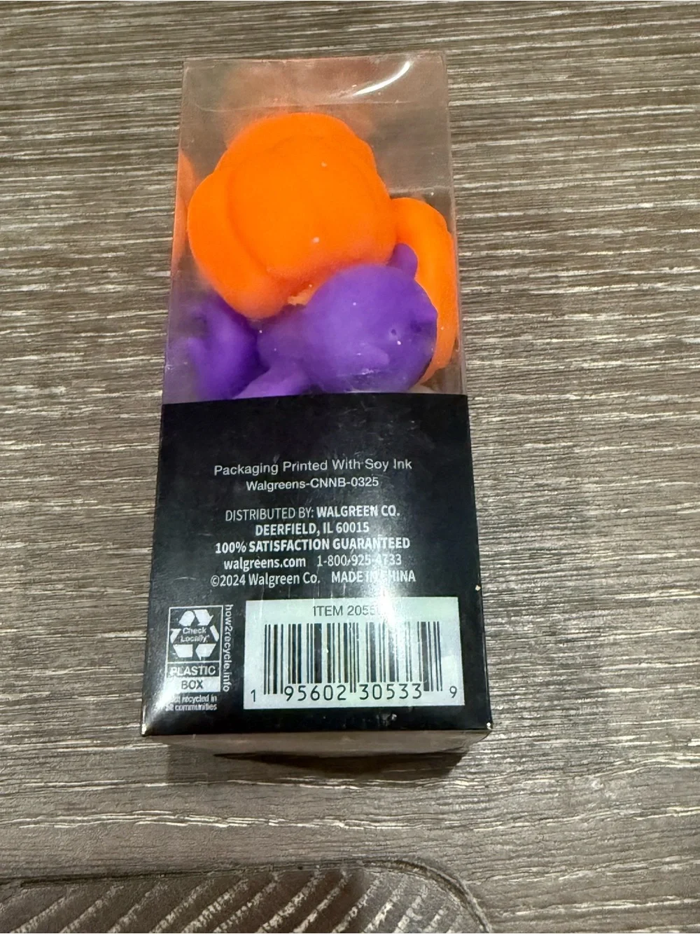 NWT Happy Halloween Finger Puppets - Orange, Purple, White 12 count